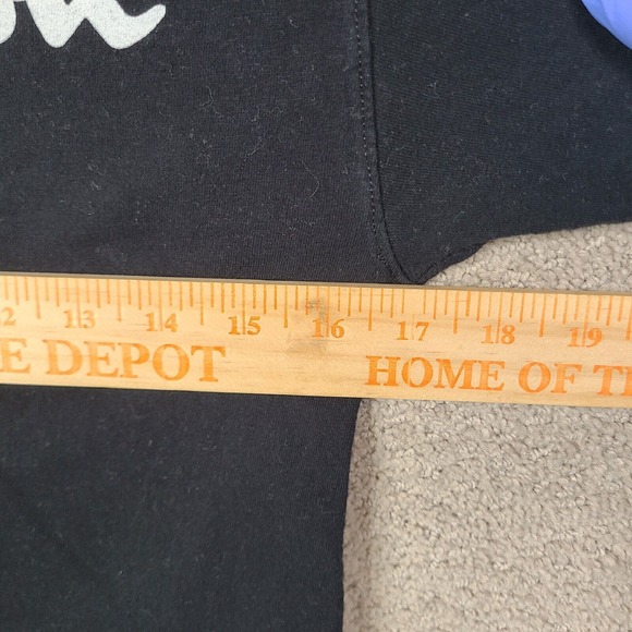 Champion Shirt Mens Small Black Crew Neck‎ Short Sleeve Graphic Tee Cotton - Picture 5 of 7